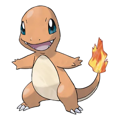 official artwork of charmander